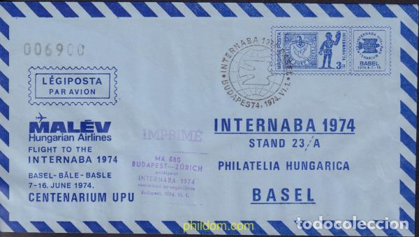 Sellos: 585487 MNH HUNGRIA 1974 INTERNABA 74. EXPOSICION FILATELICA DEL CENTENARIO DE LA UPU