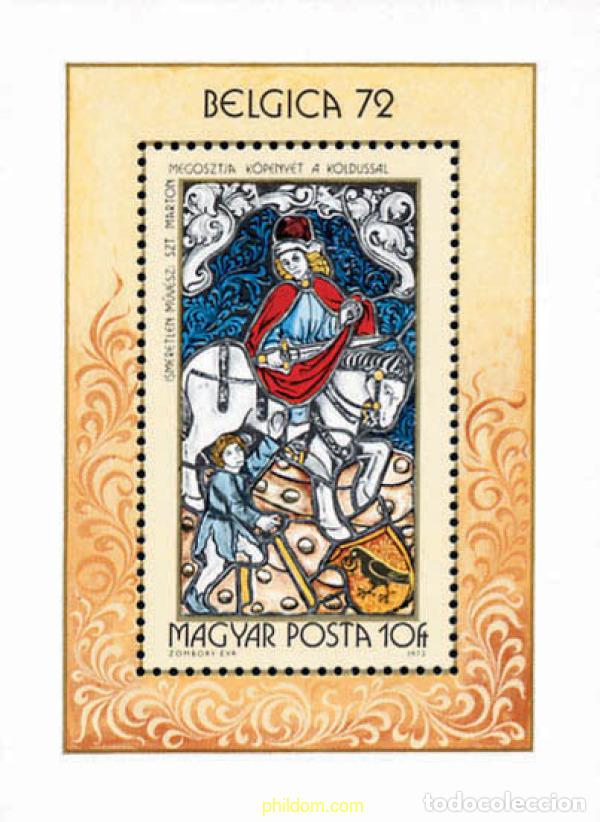 Sellos: 116048 MNH HUNGRIA 1972 BELGICA 72. EXPOSICION FILATELICA INTERNACIONAL