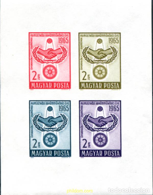 Sellos: 116045 MNH HUNGRIA 1965 20 ANIVERSARIO DE LA ONU