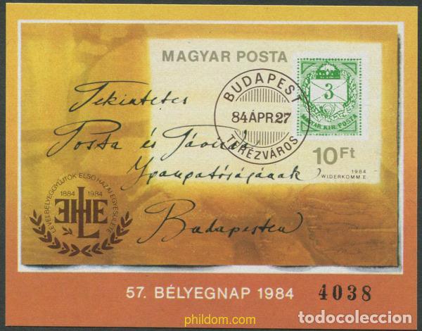 Sellos: 116467 MNH HUNGRIA 1984 DIA DEL SELLO