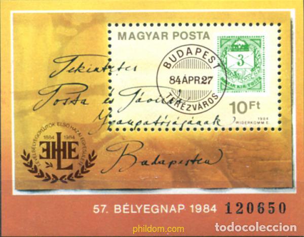 Sellos: 116468 MNH HUNGRIA 1984 DIA DEL SELLO