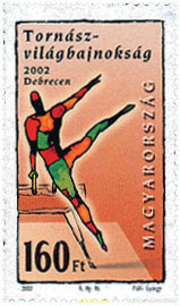 Sellos: 122538 MNH HUNGRIA 2002 CAMPEONATO DE GIMNASIA