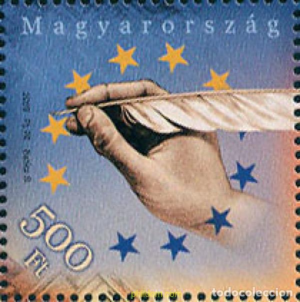Sellos: 127639 MNH HUNGRIA 2003 ADHESION A LA UNION EUROPEA