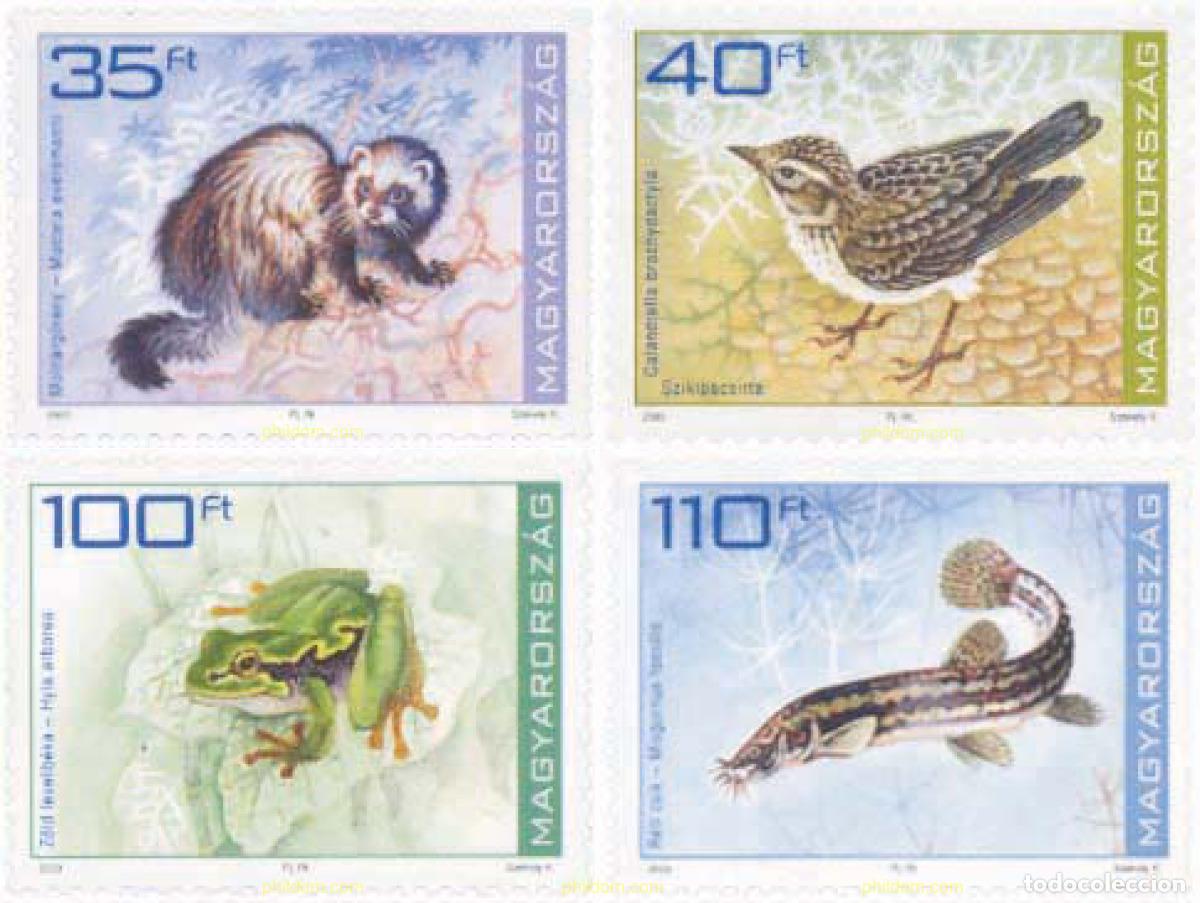 Sellos: 132123 MNH HUNGRIA 2003 FAUNA DE HUNGRIA