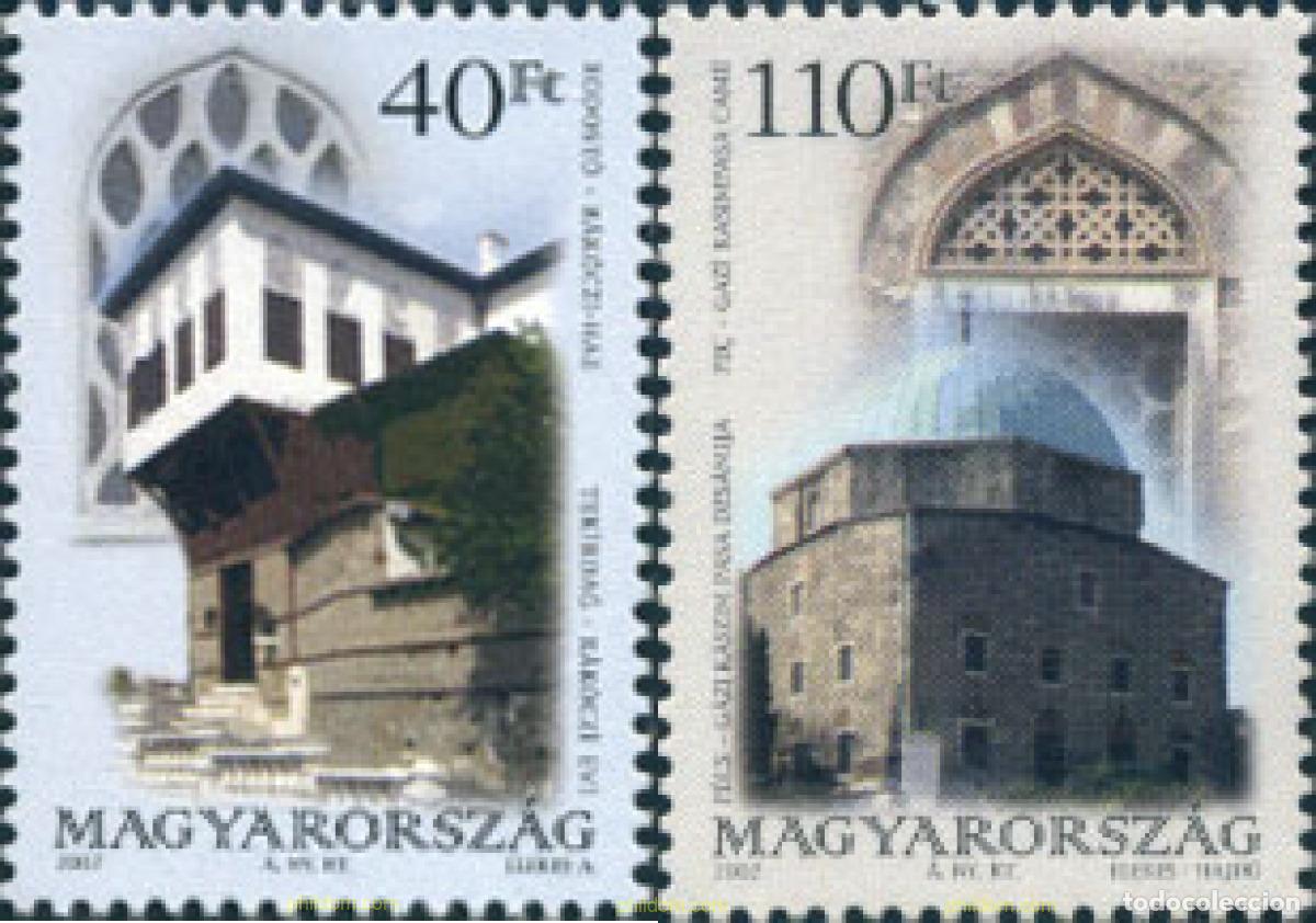 Sellos: 133186 MNH HUNGRIA 2002 PATRIMONIO CULTURAL. EDIFICIOS TURCOS Y HUNG&Aacute;ROS