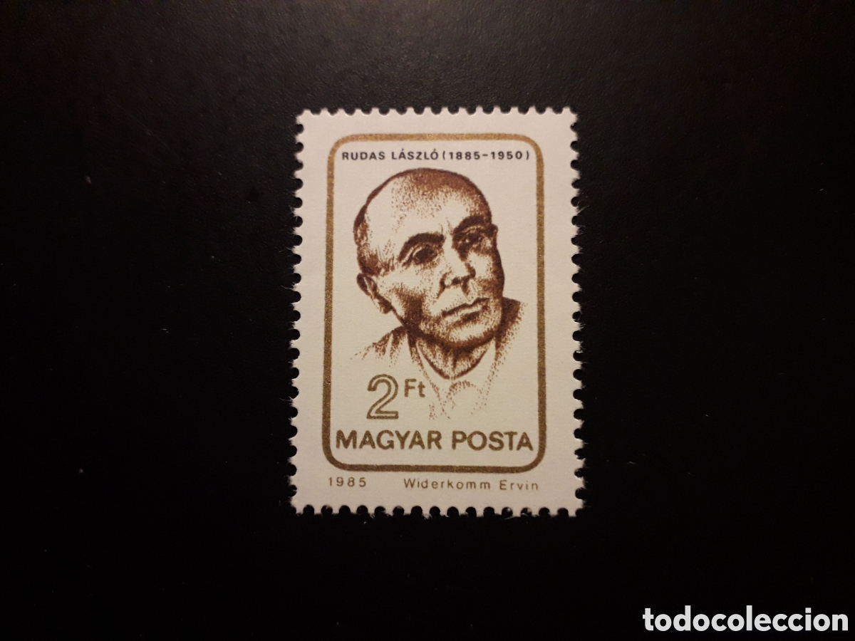 Sellos: HUNGR&Iacute;A YVERT 2966 SERIE COMPLETA NUEVA *** 1985 LASZLO RUDAS, FIL&Oacute;SOFO MARXISTA PEDIDO M&Iacute;NIMO 3&euro;