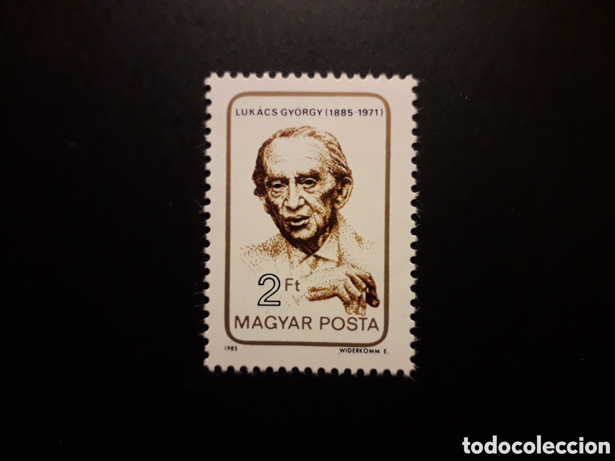 Sellos: HUNGR&Iacute;A YVERT 2971 SERIE COMPLETA NUEVA *** 1985 G. LUKACS FIL&Oacute;SOFO PEDIDO M&Iacute;NIMO 3&euro;