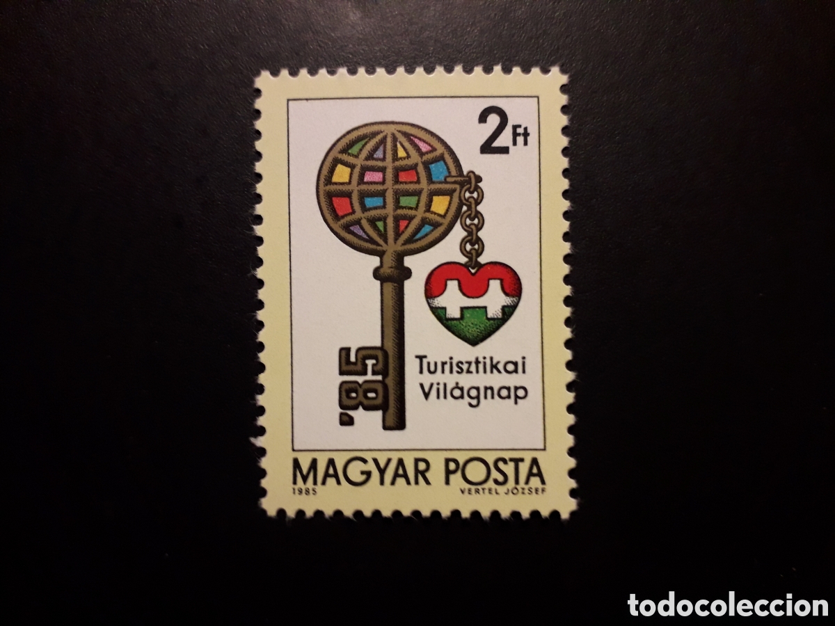 Sellos: HUNGR&Iacute;A YVERT 3000 SERIE COMPLETA NUEVA *** 1985 D&Iacute;A MUNDIAL DEL TURISMO, LLAVE, PEDIDO M&Iacute;NIMO 3&euro;