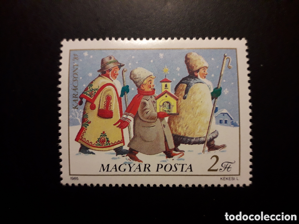 Sellos: HUNGR&Iacute;A YVERT 3013 SERIE COMPLETA NUEVA *** 1985 NAVIDAD PEDIDO M&Iacute;NIMO 3&euro;