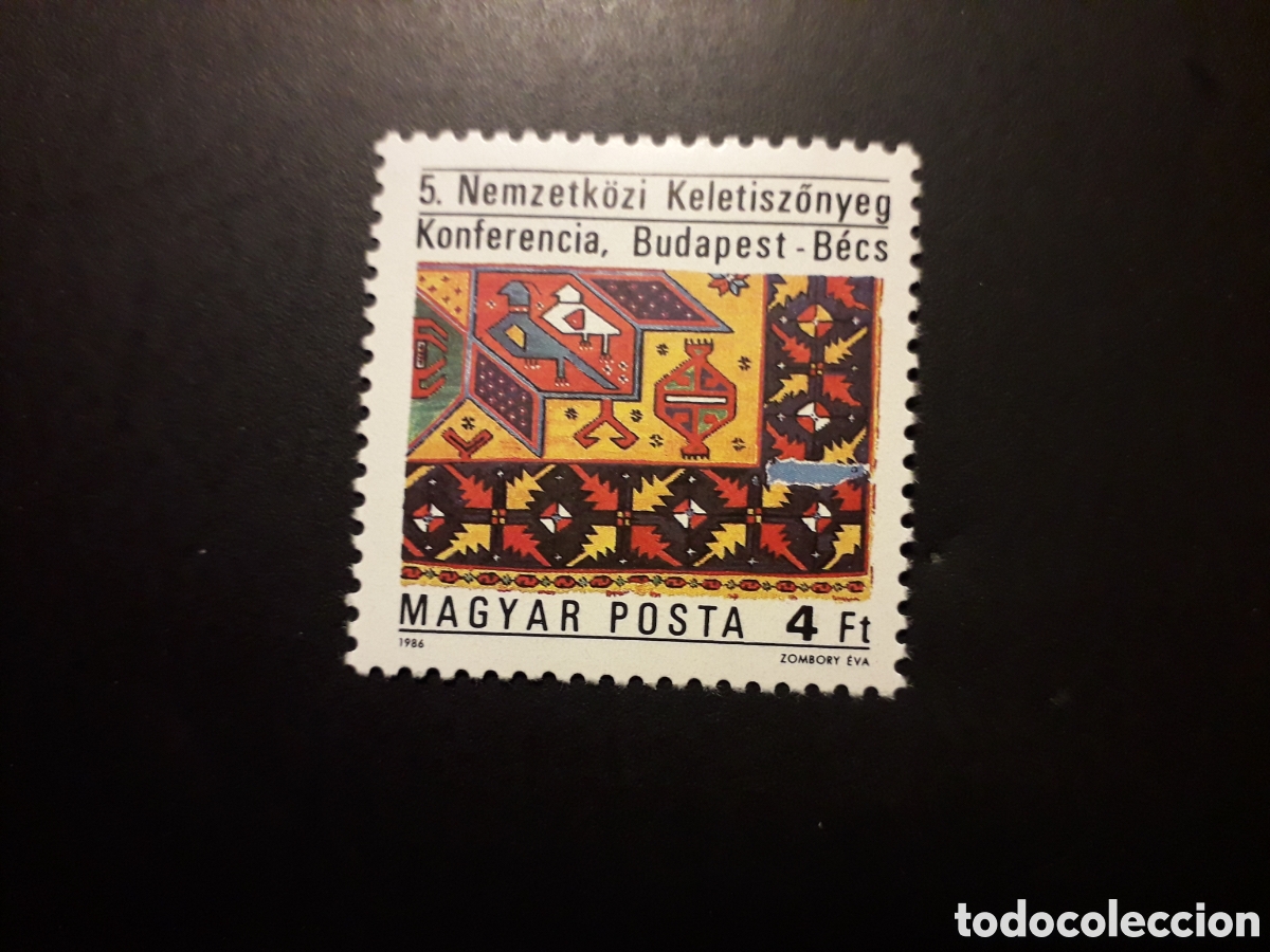 Sellos: HUNGR&Iacute;A YVERT 3052 SERIE COMPLETA NUEVA *** 1986 CONFERENCIA TAPIZ ORIENTAL PEDIDO M&Iacute;NIMO 3&euro;