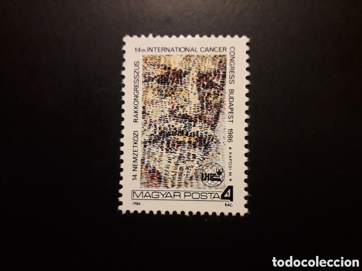 Sellos: HUNGR&Iacute;A YVERT 3048 SERIE COMPLETA NUEVA *** 1986 DR KAPOSI, MEDICINA, C&Aacute;NCER PEDIDO M&Iacute;NIMO 3&euro;