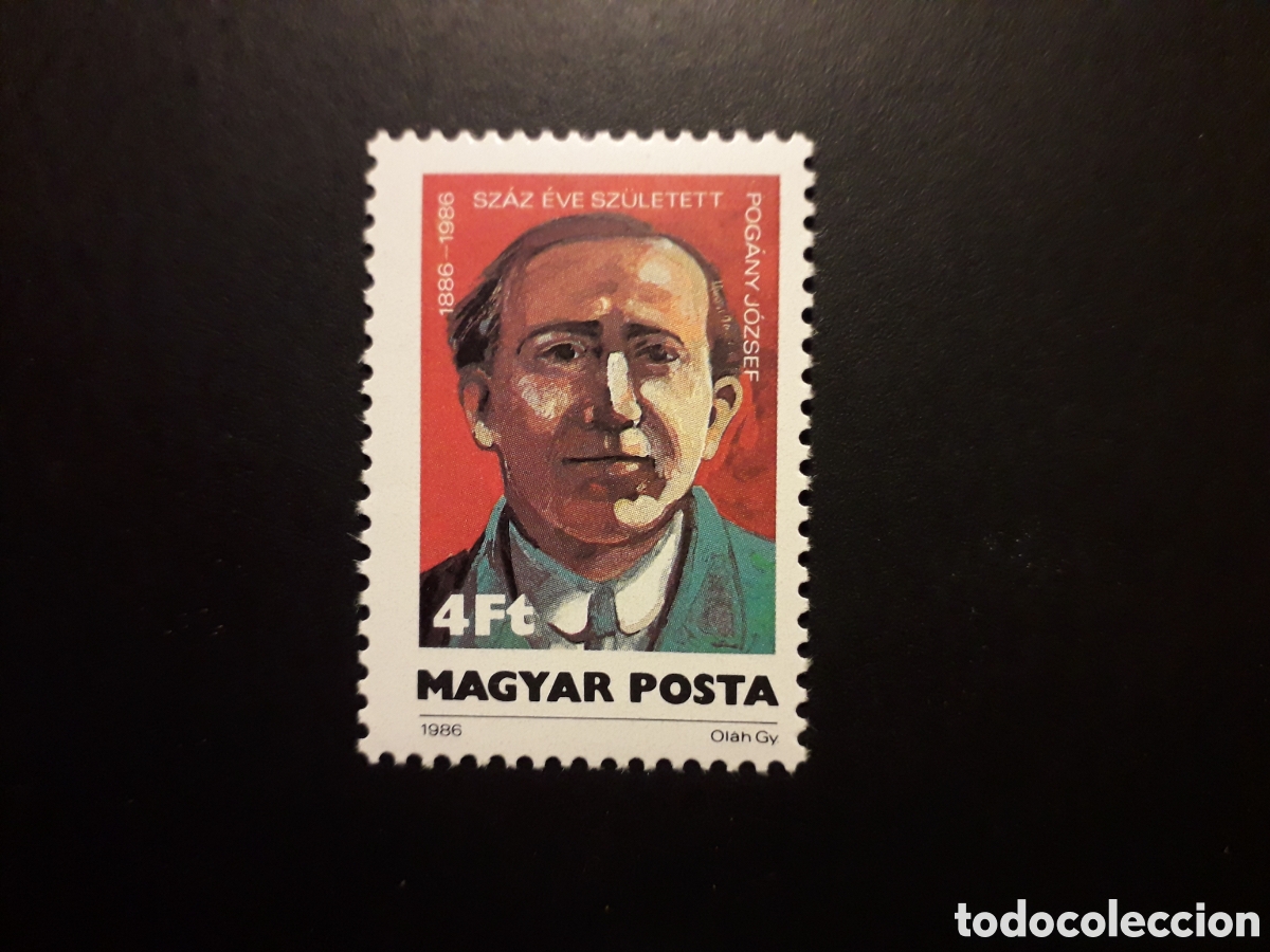 Sellos: HUNGR&Iacute;A YVERT 3055 SERIE COMPLETA NUEVA *** 1986 JOZSEF PAGANY, MOVIMIENTO OBRERO PEDIDO M&Iacute;NIMO 3&euro;