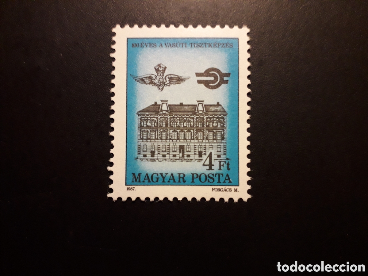 Sellos: HUNGR&Iacute;A YVERT 3125 SERIE COMPLETA NUEVA *** 1987 AGENTES DE FERROCARRILES PEDIDO M&Iacute;NIMO 3&euro;
