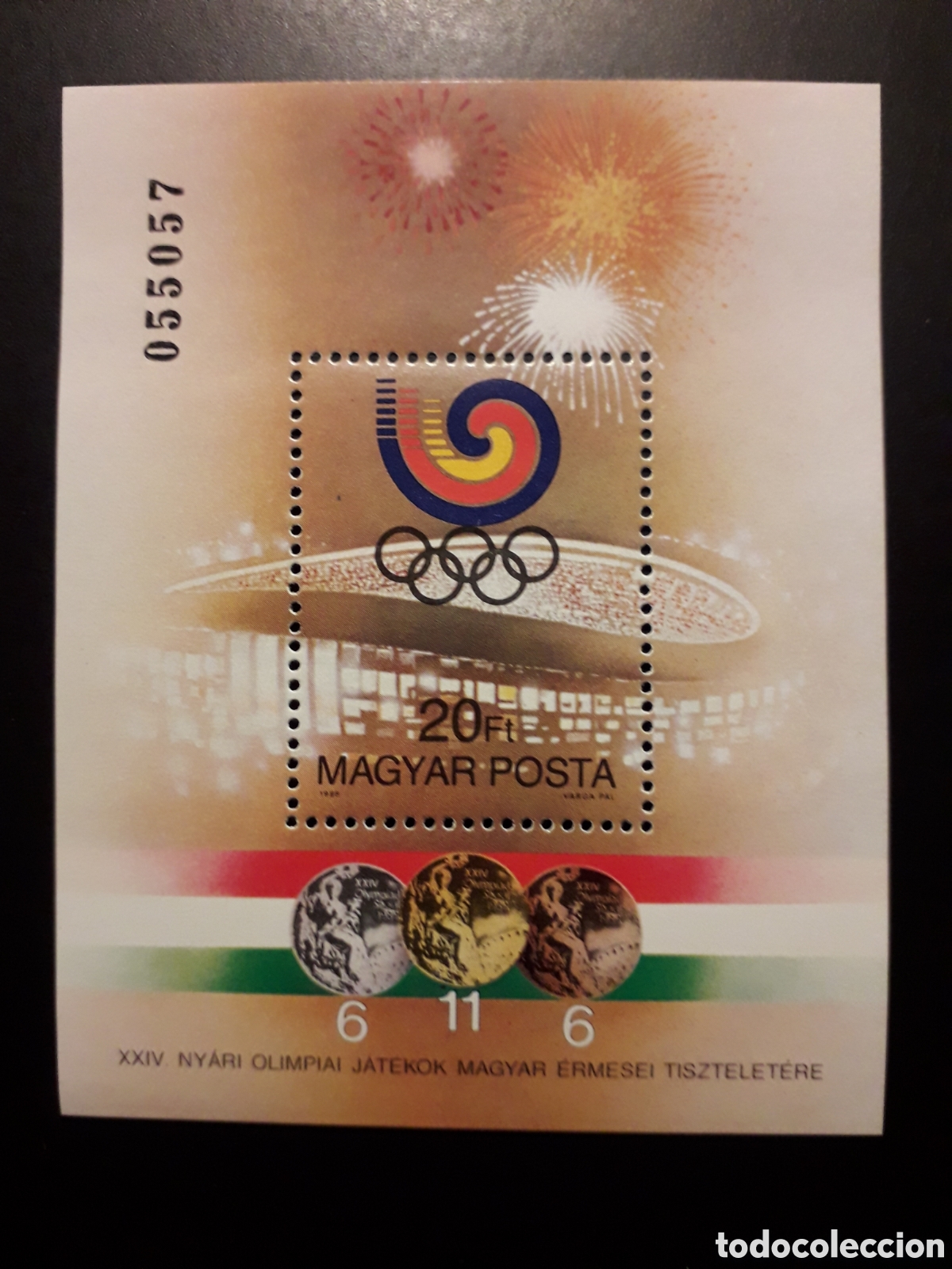 Sellos: HUNGR&Iacute;A YVERT HB-202 SERIE COMPLETA NUEVA *** 1988 DEPORTES OLIMPIADA DE SEUL PEDIDO M&Iacute;NIMO 3&euro;