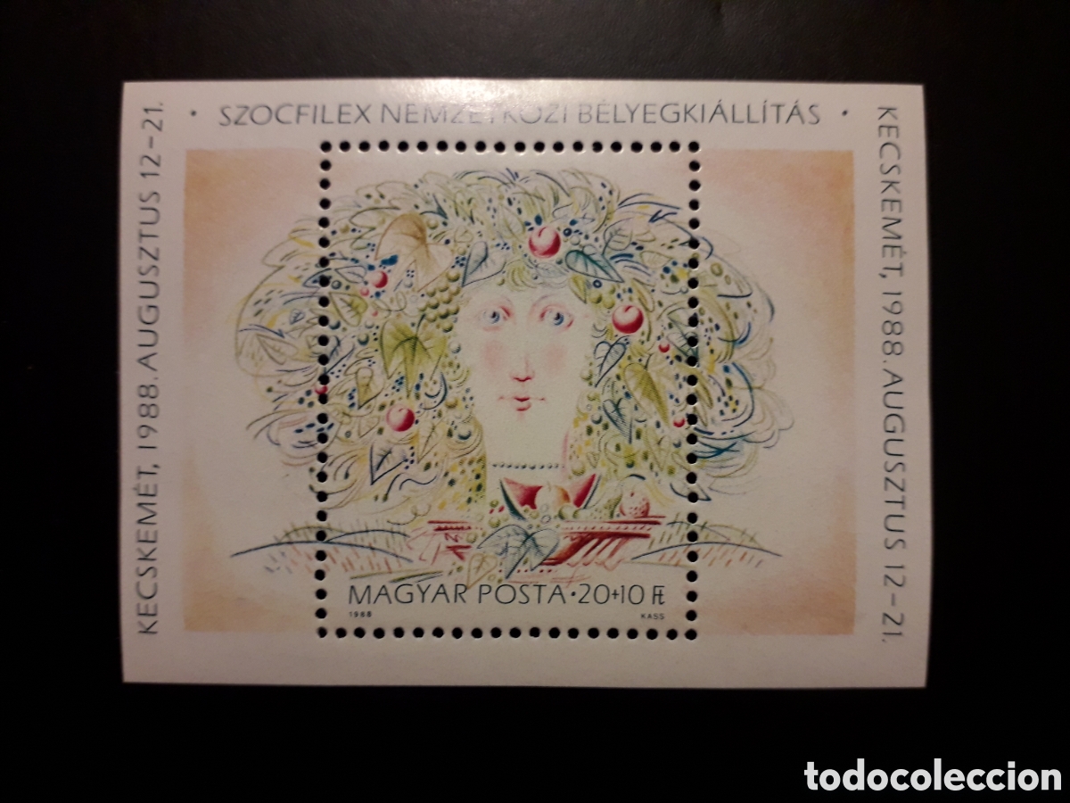 Sellos: HUNGR&Iacute;A YVERT HB-197 SERIE COMPLETA NUEVA *** 1988 EXPOSICI&Oacute;N SZOCFILEX 88 PEDIDO M&Iacute;NIMO 3&euro;