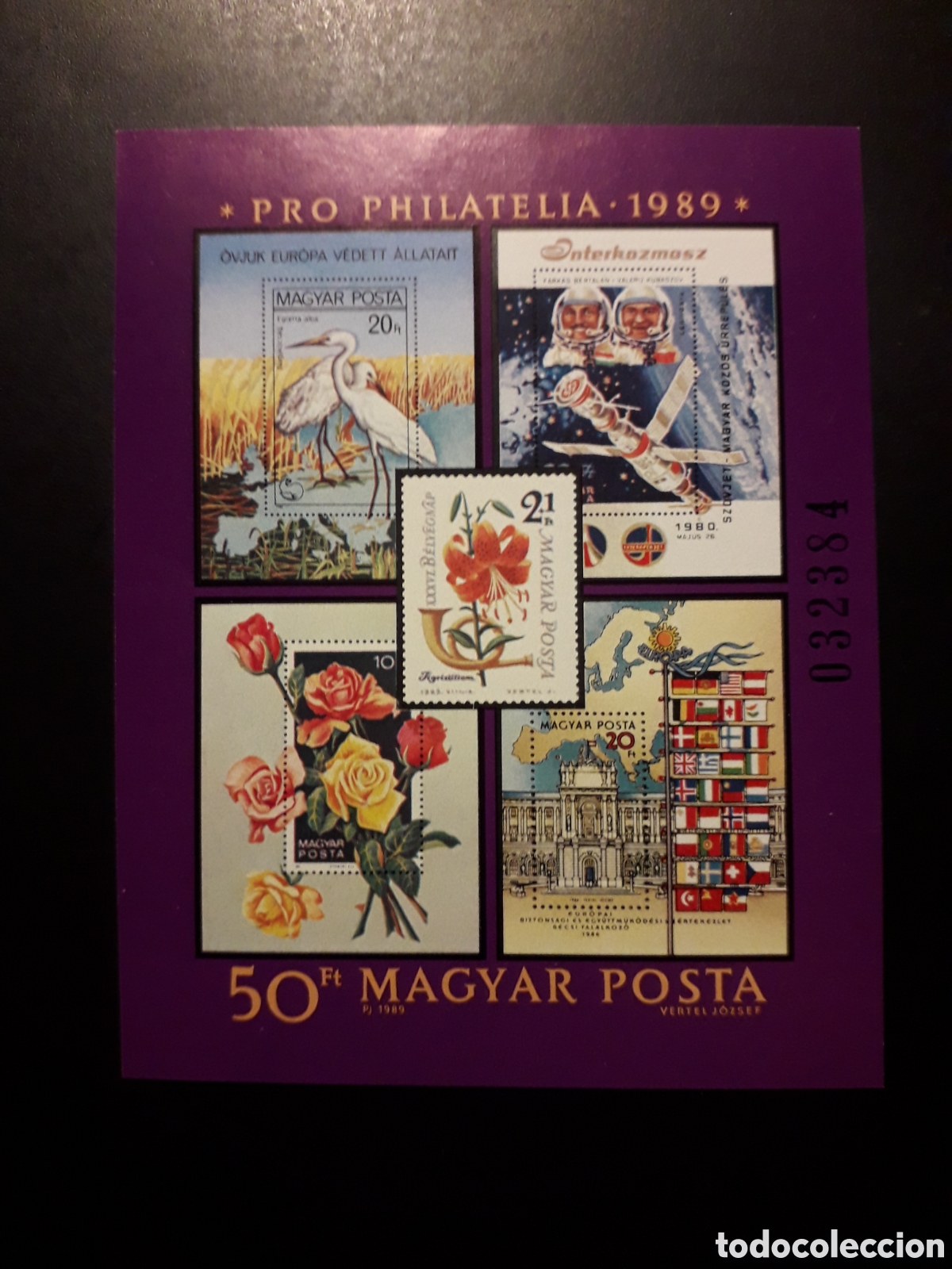Sellos: HUNGR&Iacute;A YVERT HB-208 SERIE COMPLETA NUEVA *** 1989 SELLOS SOBRE SELLOS PEDIDO M&Iacute;NIMO 3&euro;