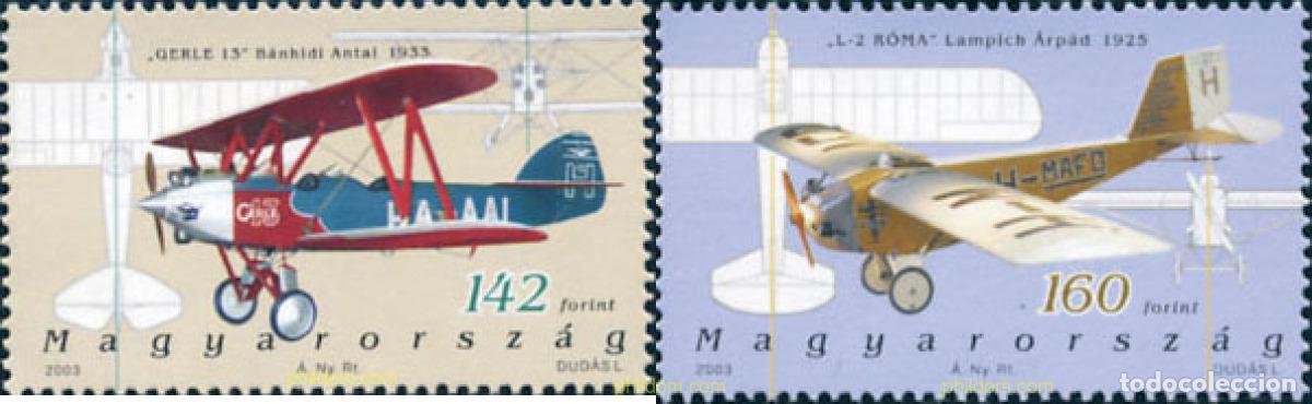 Sellos: 143241 MNH HUNGRIA 2003 HISTORIA DE LA AVIACION