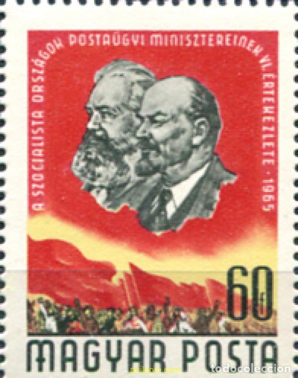Sellos: 325188 MNH HUNGRIA 1965 CONFERENCIA POSTAL