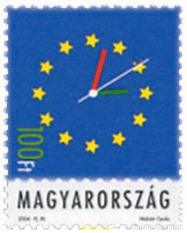 Sellos: 151884 MNH HUNGRIA 2004 ADHESION A LA UNION EUROPEA