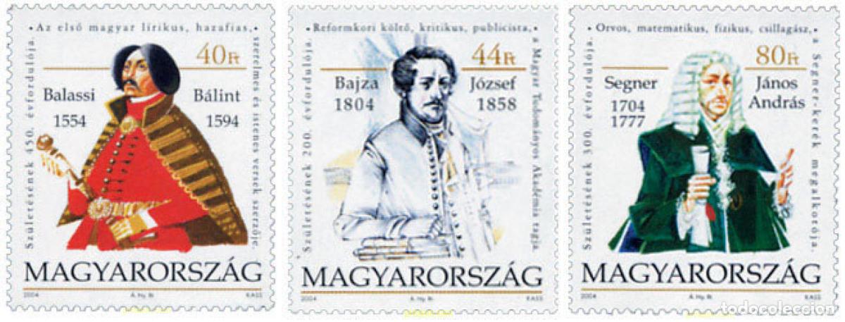 Sellos: 151877 MNH HUNGRIA 2004 PERSONALIDADES