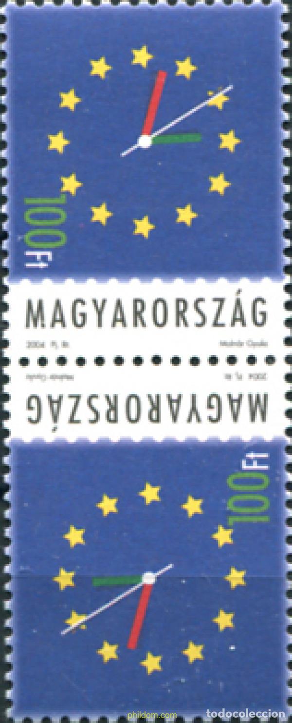 Sellos: 151885 MNH HUNGRIA 2004 ADHESION A LA UNION EUROPEA