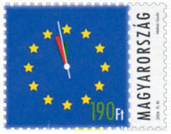 Sellos: 151892 MNH HUNGRIA 2004 ADHESION A LA UNION EUROPEA