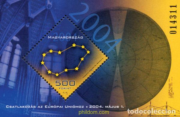 Sellos: 151898 MNH HUNGRIA 2004 ADMISION DE HUNGRIA EN LA COMUNIDAD EUROPEA