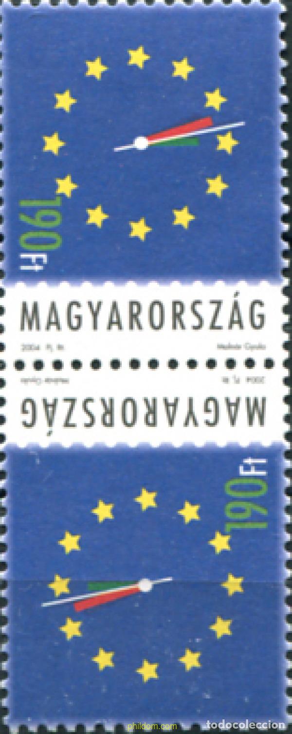 Sellos: 151893 MNH HUNGRIA 2004 ADHESION A LA UNION EUROPEA