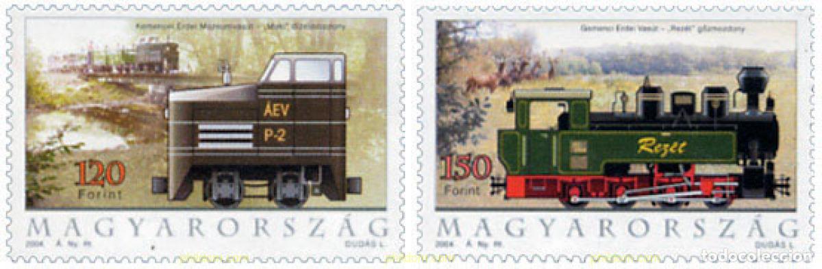 Sellos: 151876 MNH HUNGRIA 2004 TRENES