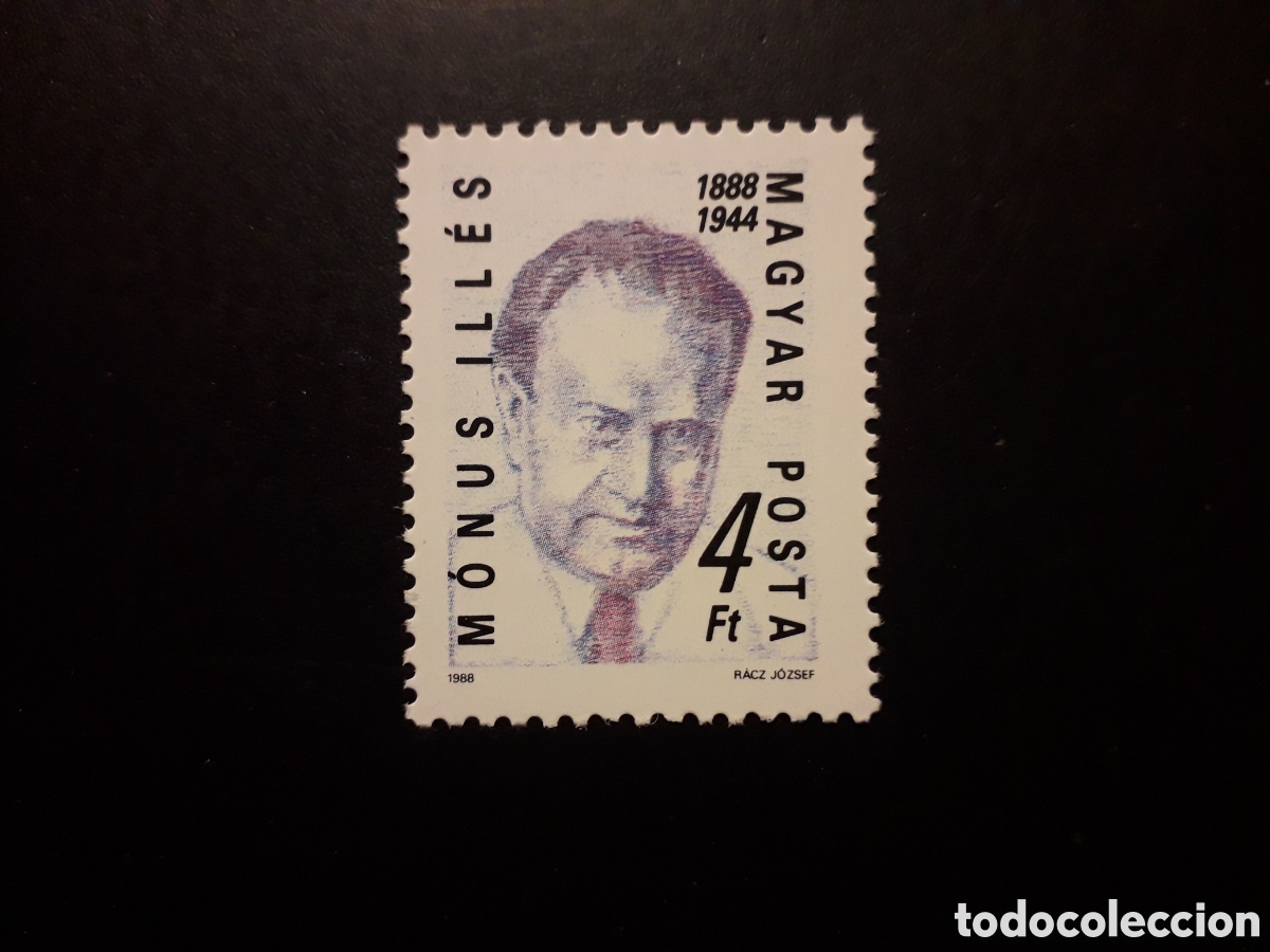 Sellos: HUNGR&Iacute;A YVERT 3156 SERIE COMPLETA NUEVA *** 1988 ILL&Eacute;S MONUS, PERIODISMO PEDIDO M&Iacute;NIMO 3&euro;