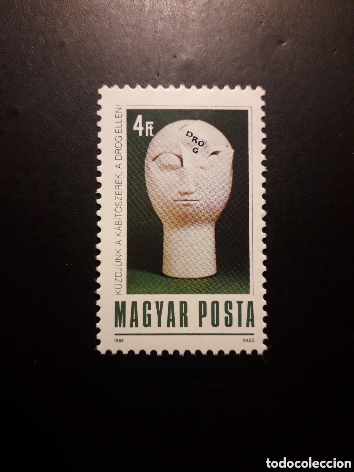 Sellos: HUNGR&Iacute;A YVERT 3171 SERIE COMPLETA NUEVA *** 1988 LUCHA CONTRA LA DROGA PEDIDO M&Iacute;NIMO 3&euro;