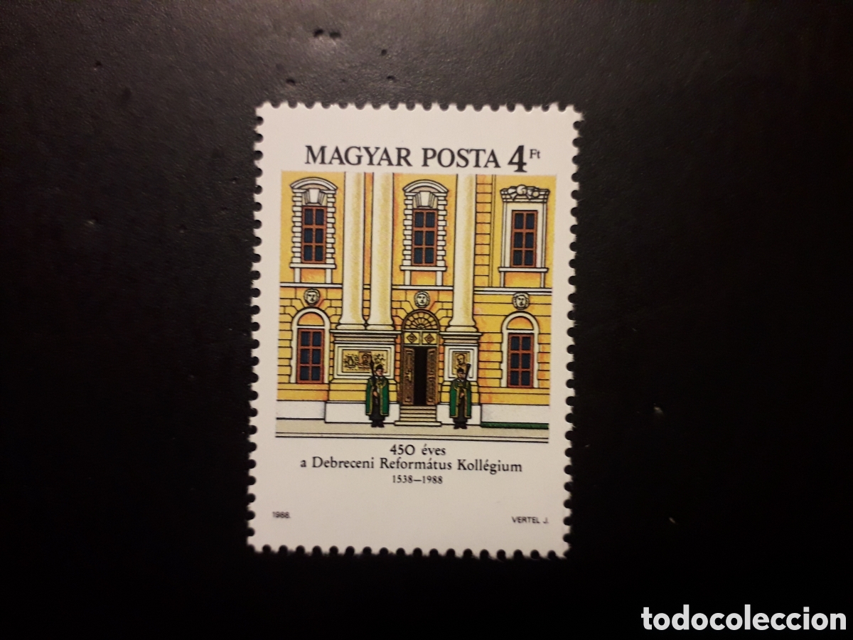 Sellos: HUNGR&Iacute;A YVERT 3181 SERIE COMPLETA NUEVA *** 1988 COLEGIO DE DEBRECZEN PEDIDO M&Iacute;NIMO 3&euro;