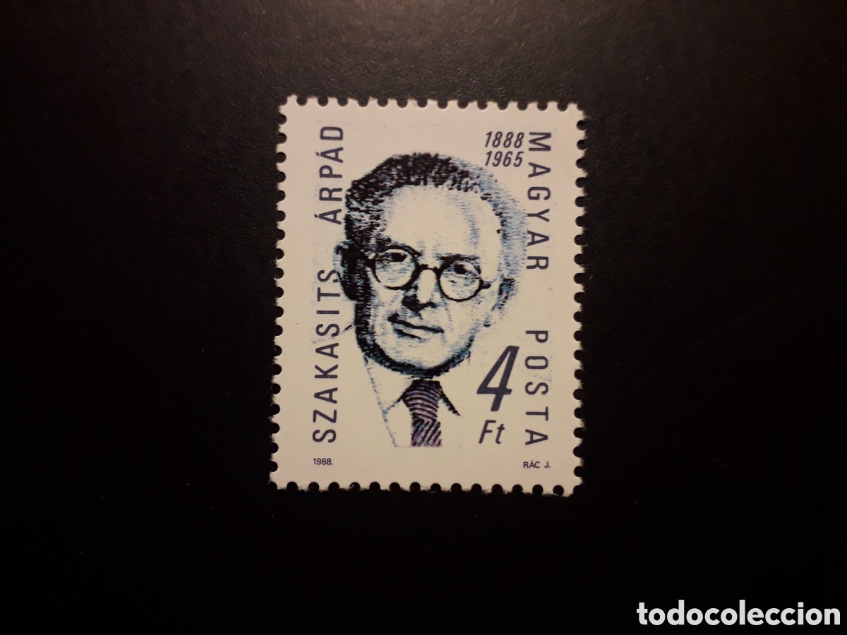 Sellos: HUNGR&Iacute;A YVERT 3194 SERIE COMPLETA NUEVA *** 1988 ARPAD SZAKASITS, POL&Iacute;TICO PEDIDO M&Iacute;NIMO 3&euro;