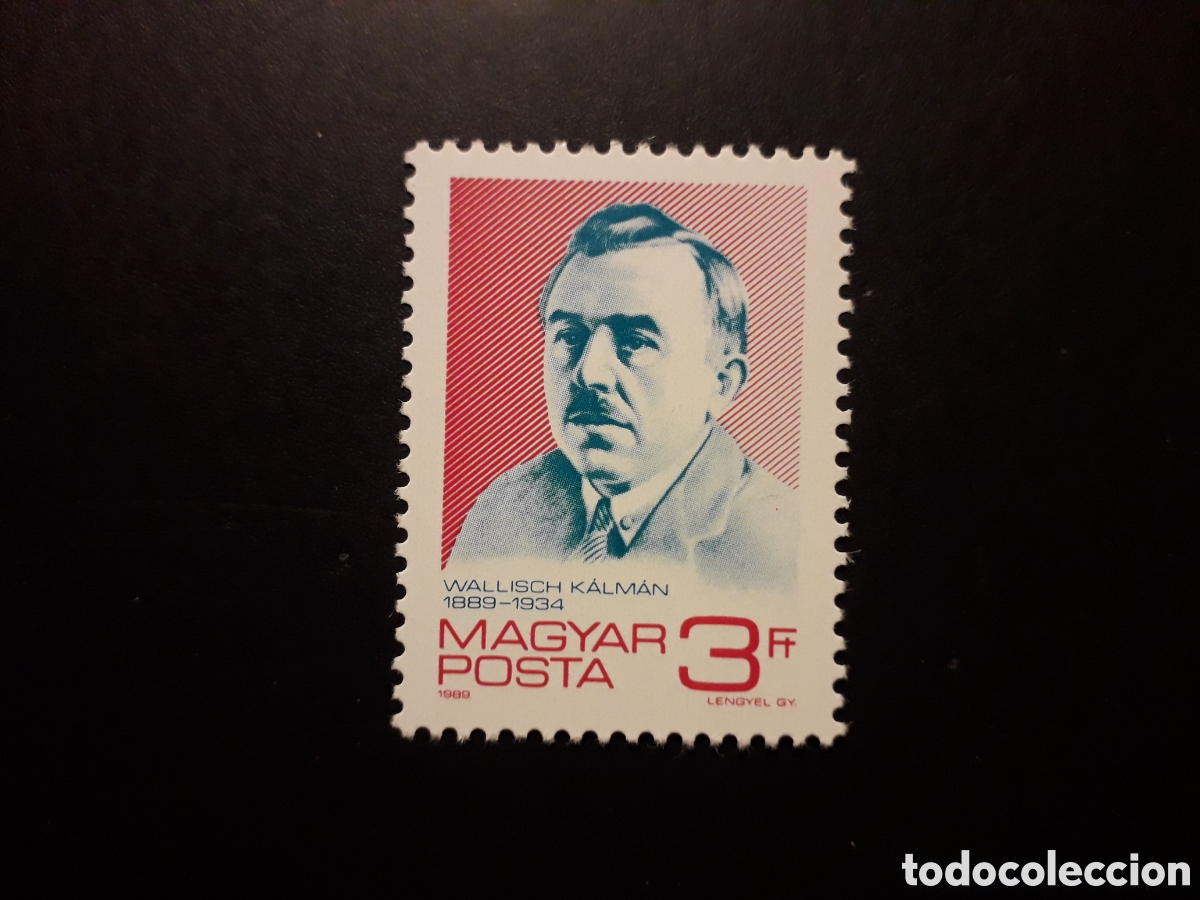 Sellos: HUNGR&Iacute;A YVERT 3200 SERIE COMPLETA NUEVA *** 1989 KALMAN WALLISCH, MOVIMIENTO OBRERO PEDIDO M&Iacute;NIMO 3&euro;