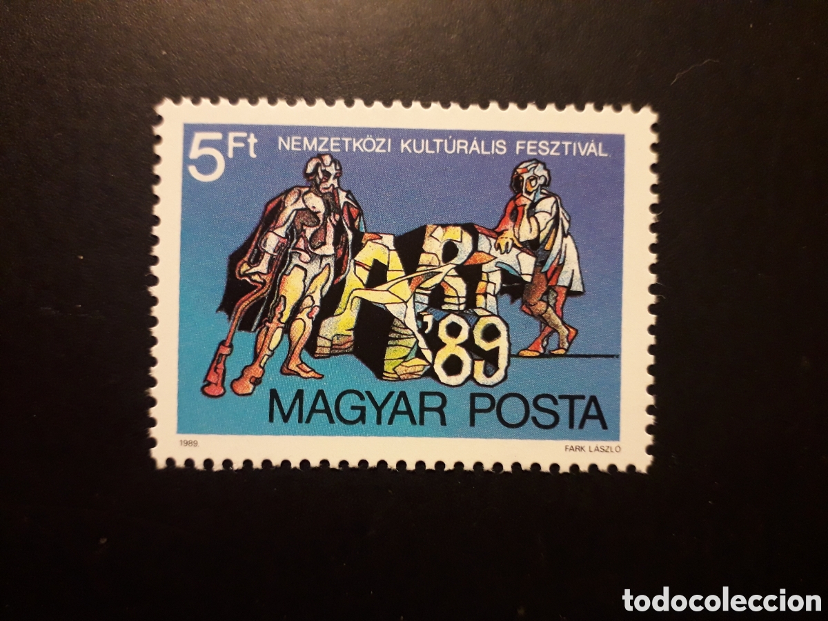 Sellos: HUNGR&Iacute;A YVERT 3208 SERIE COMPLETA NUEVA *** 1989 DISCAPACITADOS Y ARTE SOLIDARIO PEDIDO M&Iacute;NIMO 3&euro;