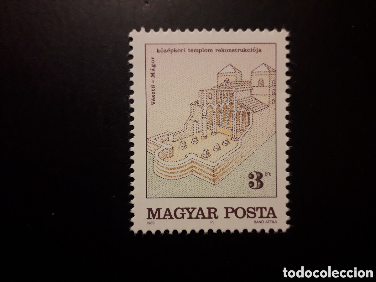 Sellos: HUNGR&Iacute;A YVERT 3215 SERIE COMPLETA NUEVA *** 1989 IGLESIA DE VESZTO MEGOR PEDIDO M&Iacute;NIMO 3&euro;