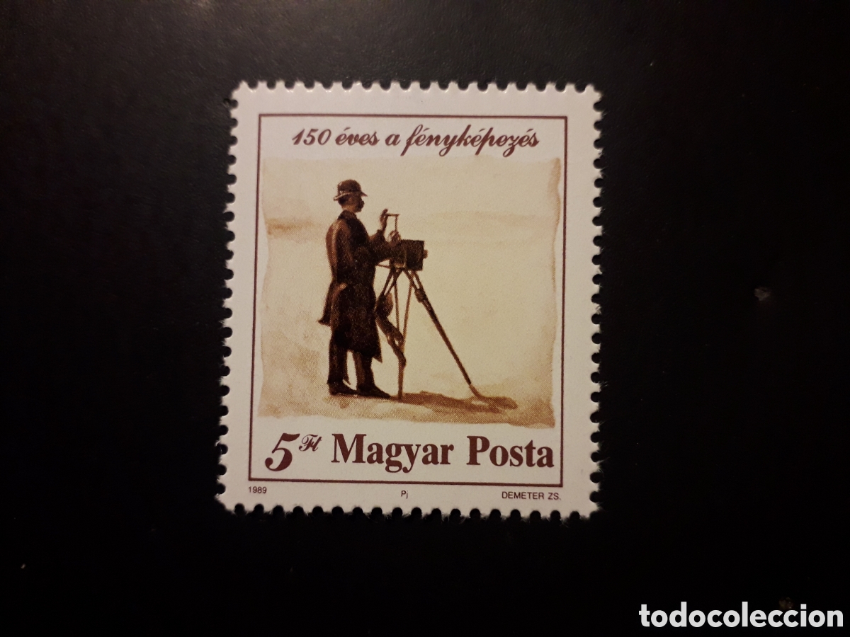 Sellos: HUNGR&Iacute;A YVERT 3216 SERIE COMPLETA NUEVA *** 1989 FOTOGRAF&Iacute;A, FOT&Oacute;GRAFO PEDIDO M&Iacute;NIMO 3&euro;