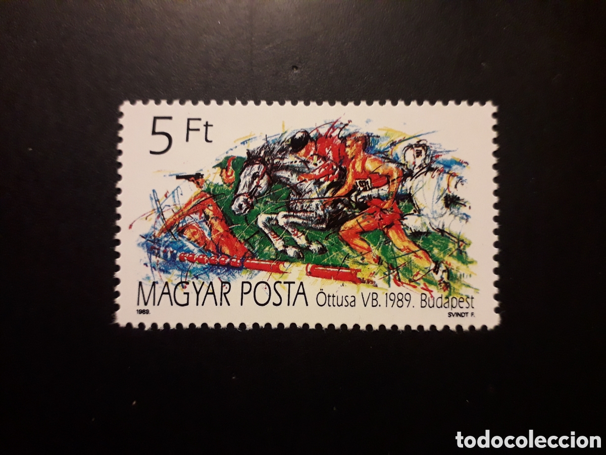 Sellos: HUNGR&Iacute;A YVERT 3228 SERIE COMPLETA NUEVA *** 1989 DEPORTES PENTATL&Oacute;N PEDIDO M&Iacute;NIMO 3&euro;
