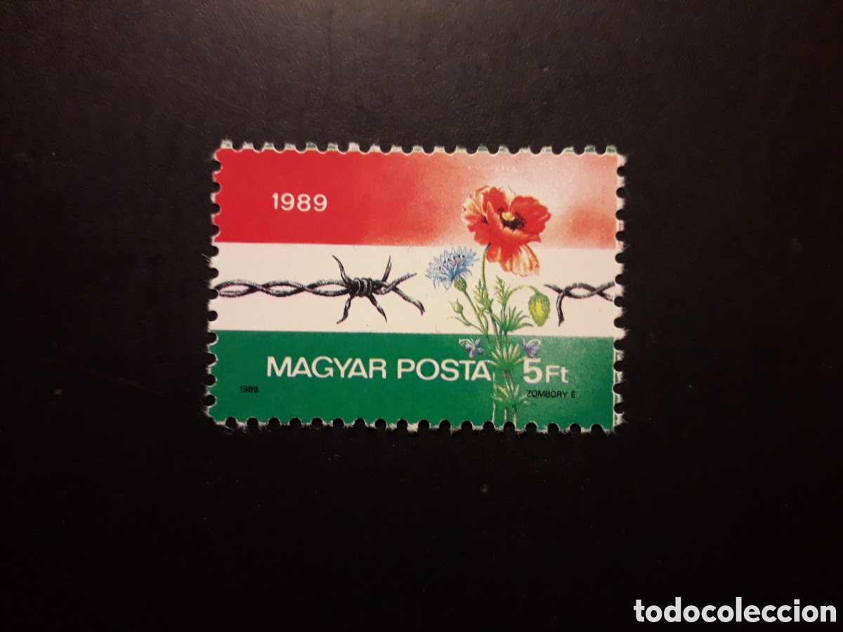 Sellos: HUNGR&Iacute;A YVERT 3238 SERIE COMPLETA NUEVA *** 1989 TEL&Oacute;N DE ACERO, FLORES, BANDERA PEDIDO M&Iacute;NIMO 3&euro;