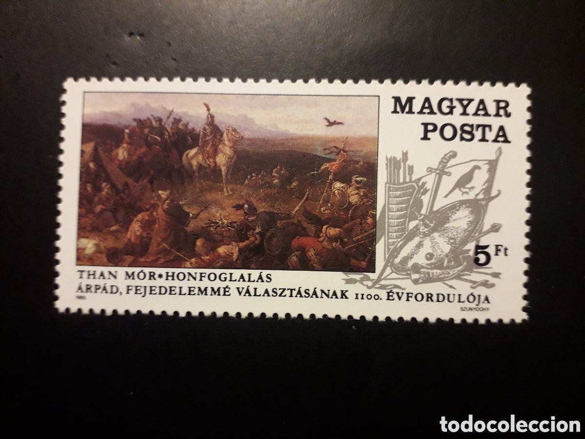 Sellos: HUNGR&Iacute;A YVERT 3239 SERIE COMPLETA NUEVA *** 1989 ARPAD, SOBERANO DE HUNGR&Iacute;A PEDIDO M&Iacute;NIMO 3&euro;