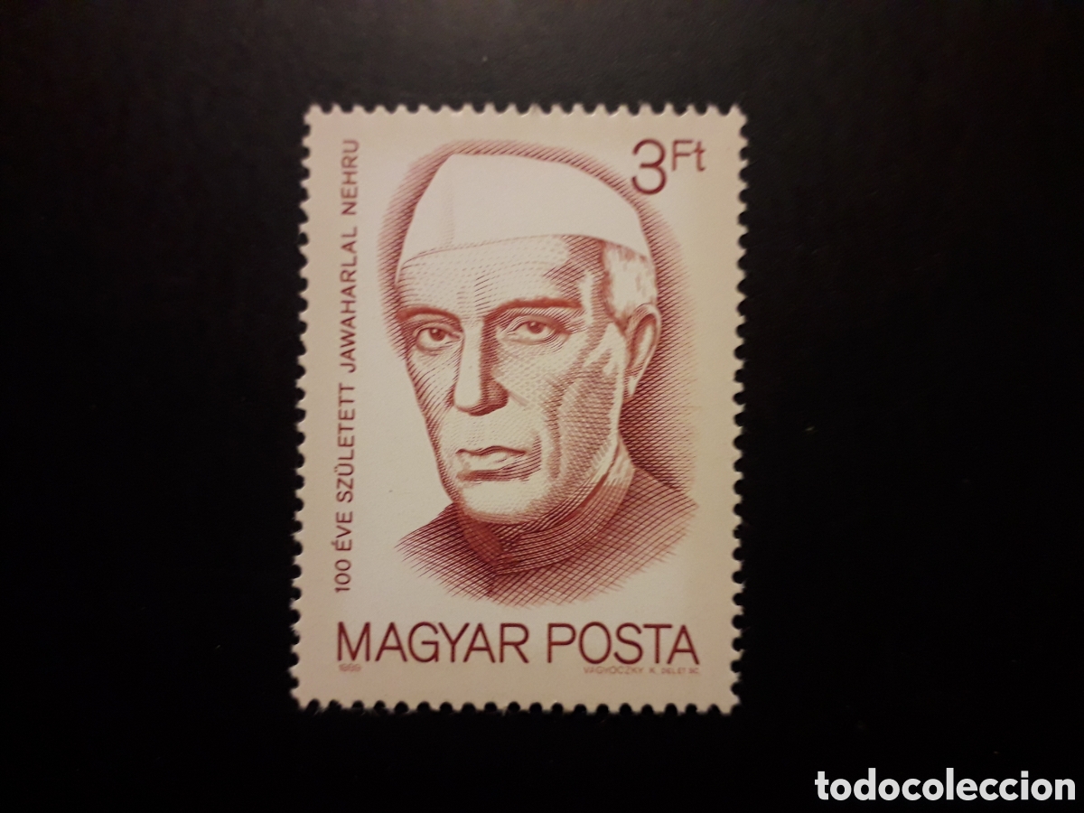 Sellos: HUNGR&Iacute;A YVERT 3240 SERIE COMPLETA NUEVA *** 1989 NEHRU, PRESIDENTE DE LA INDIA PEDIDO M&Iacute;NIMO 3&euro;