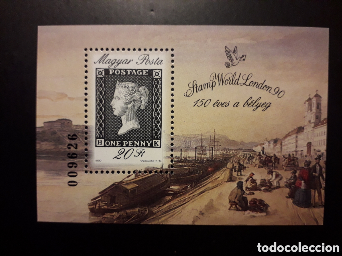 Sellos: HUNGR&Iacute;A YVERT HB-210 SERIE COMPLETA NUEVA *** 1990 SELLOS SOBRE SELLOS PENNY BLACK, PEDIDO M&Iacute;NIMO 3&euro;
