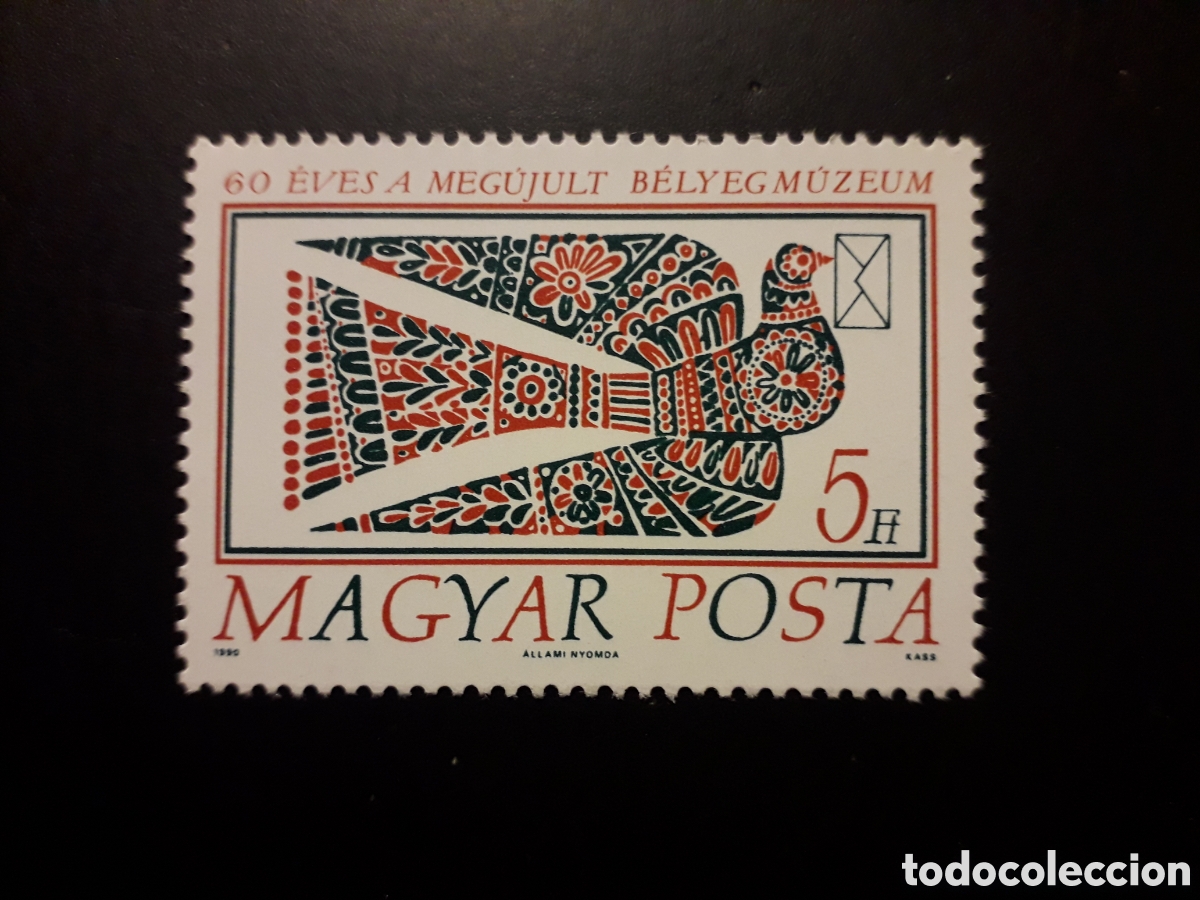 Sellos: HUNGR&Iacute;A YVERT 3300 SERIE COMPLETA NUEVA *** 1990 MUSEO DEL SELLO, AVES PEDIDO M&Iacute;NIMO 3&euro;