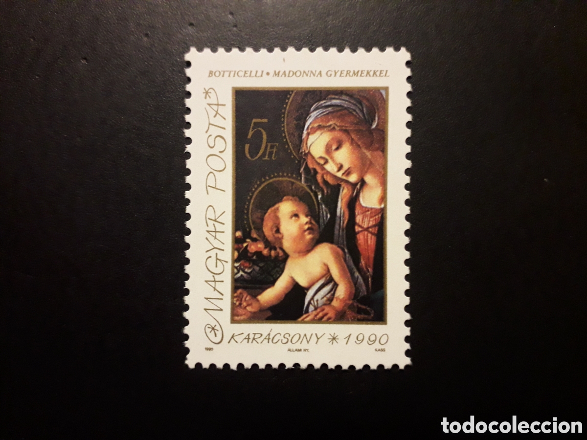Sellos: HUNGR&Iacute;A YVERT 3301 SERIE COMPLETA NUEVA *** 1990 NAVIDAD, PINTURAS PEDIDO M&Iacute;NIMO 3&euro;