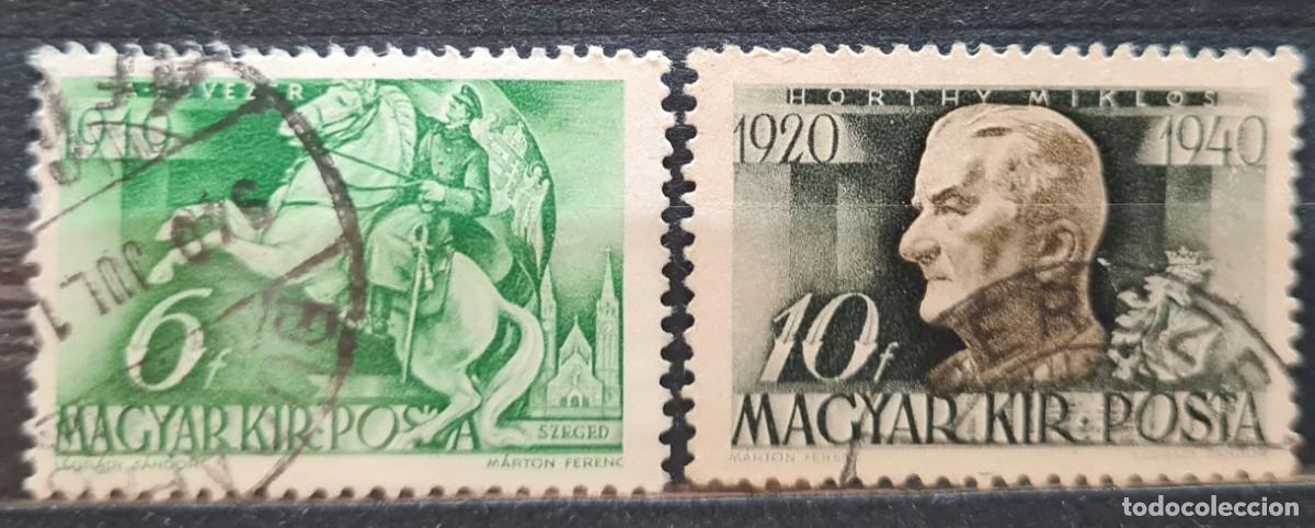 Sellos: Serie de sellos usados de Hungria 1940: XX aniversario de la regencia del Almirante Horthy