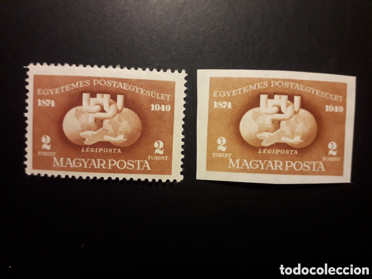 Sellos: HUNGR&Iacute;A YVERT A 90 SERIE CTA NUEVA CON CHARNELA 1949-50 UPU UNI&Oacute;N POSTAL UNIVERSAL PEDIDO M&Iacute;NIMO 3&euro;