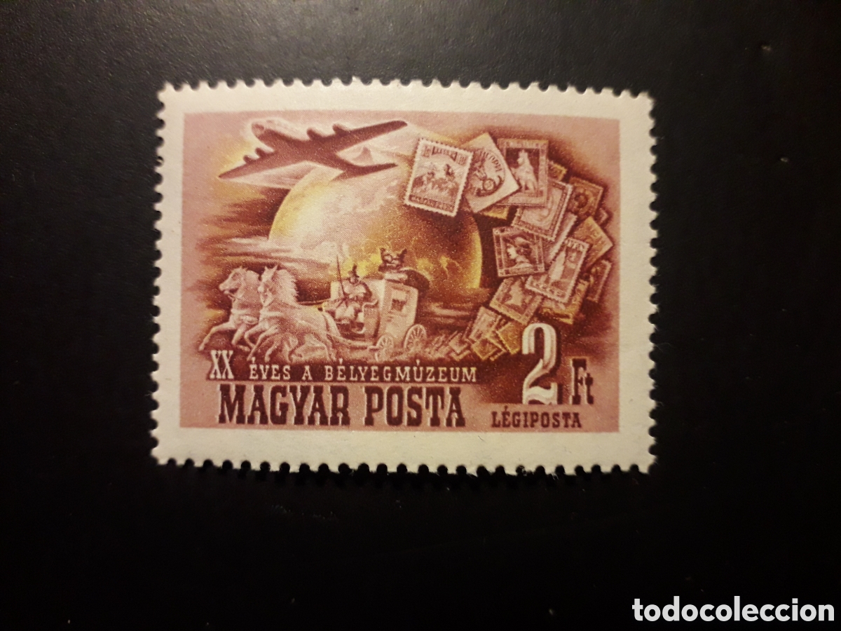 Sellos: HUNGR&Iacute;A YVERT A 94 SERIE COMPLETA NUEVA CON CHARNELA 1950 SELLOS SOBRE SELLOS PEDIDO M&Iacute;NIMO 3&euro;