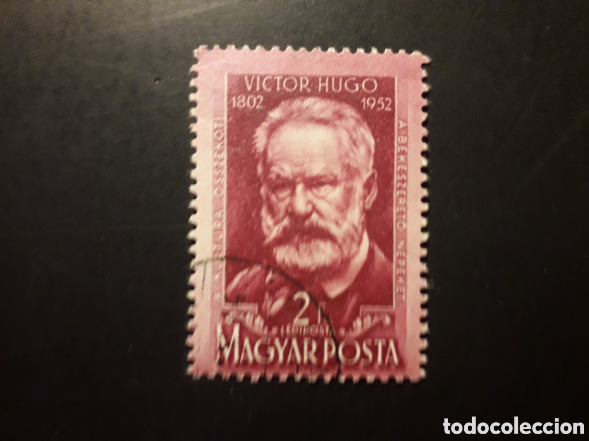 Sellos: HUNGR&Iacute;A YVERT A 133 SERIE COMPLETA USADA 1952 V&Iacute;CTOR HUGO, LITERATURA PEDIDO M&Iacute;NIMO 3&euro;