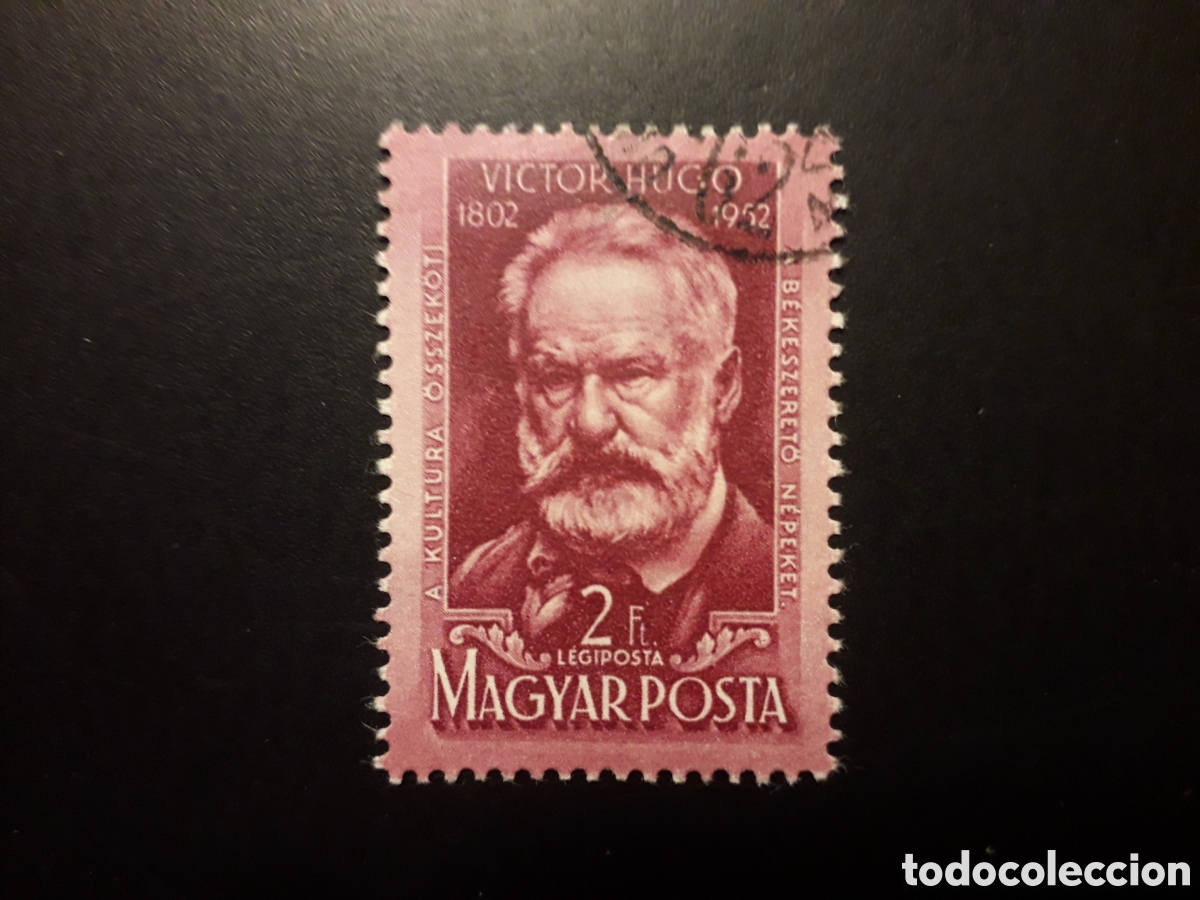 Sellos: HUNGR&Iacute;A YVERT A 133 SERIE COMPLETA USADA 1952 V&Iacute;CTOR HUGO, LITERATURA PEDIDO M&Iacute;NIMO 3&euro;