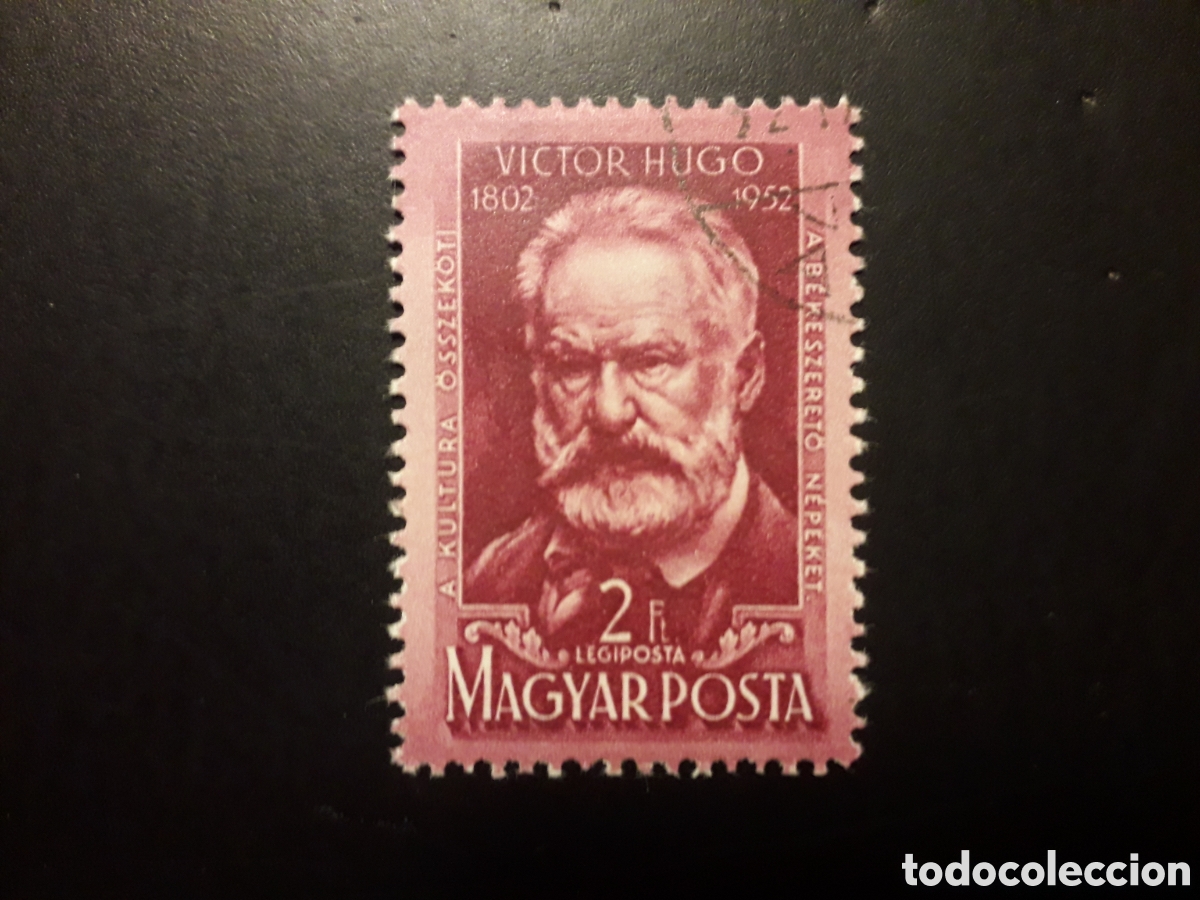 Sellos: HUNGR&Iacute;A YVERT A 133 SERIE COMPLETA USADA 1952 V&Iacute;CTOR HUGO, LITERATURA PEDIDO M&Iacute;NIMO 3&euro;